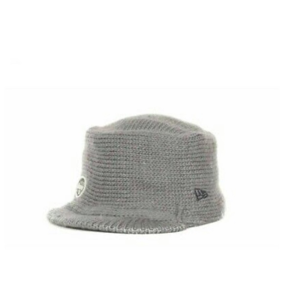 *JETS* Gray Snow Sergeant Knit Fashion Hat NWT - Picture 2 of 3